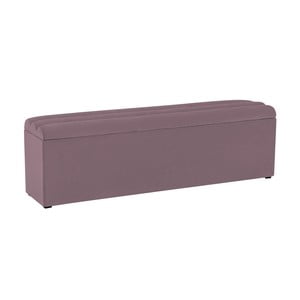 Levanduľovo-fialový otoman s úložným priestorom Cosmopolitan Design LA, 160 x 47 cm