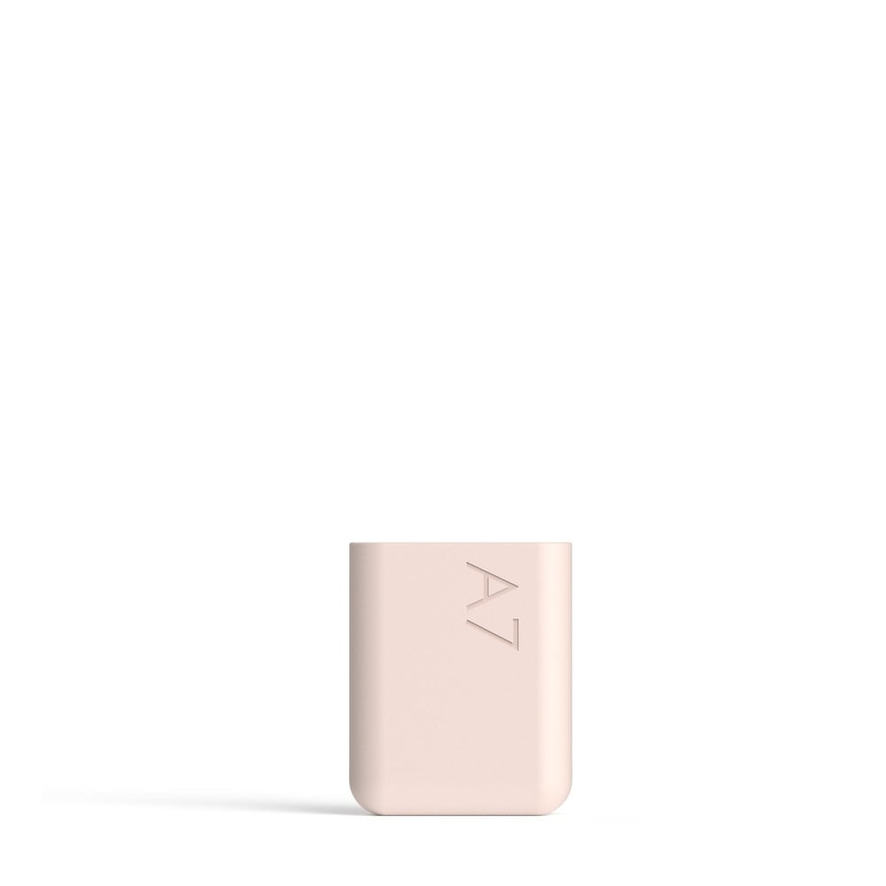 E-shop Ružové silikonové puzdro na ploskú fľašu Memobottle A7 Sleeve