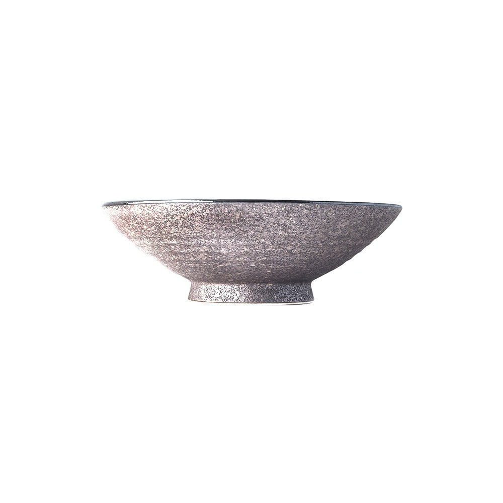 E-shop Béžová keramická vysoká miska na polievku Mij Earth, ø 24 cm
