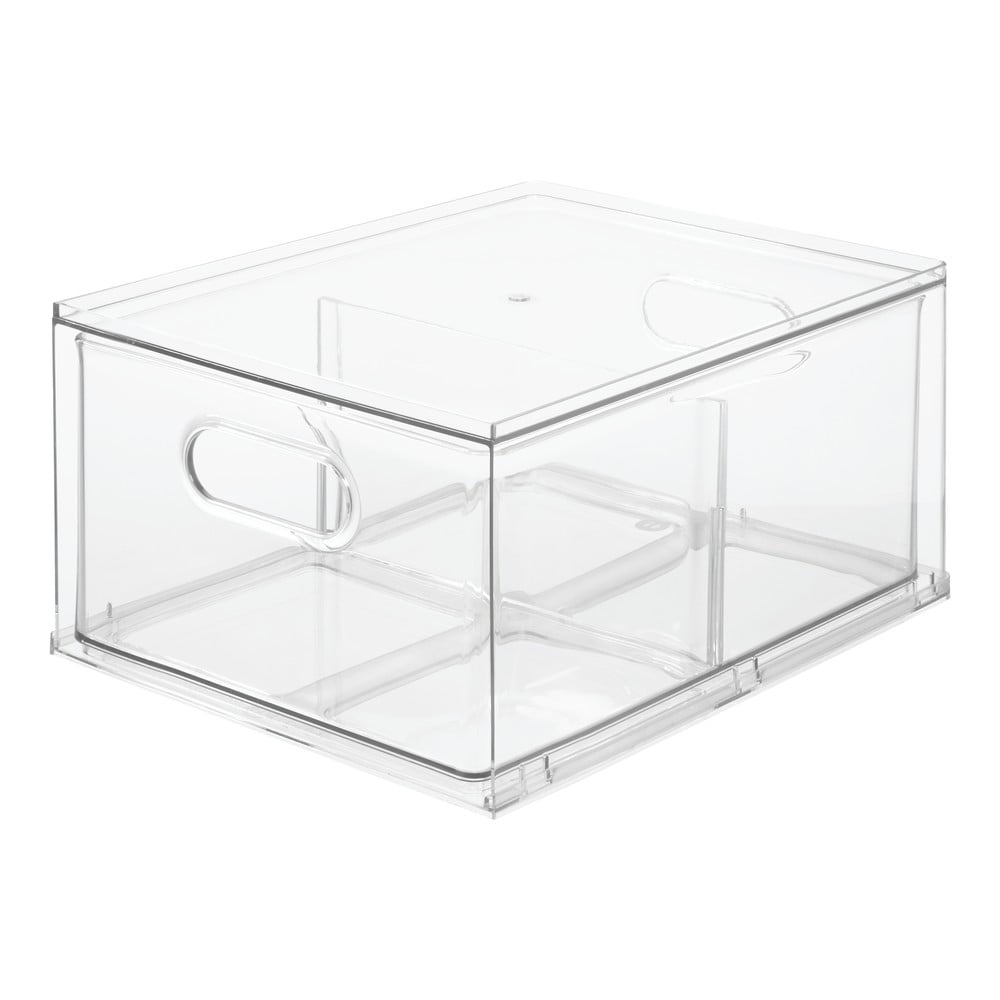 Obrázok Transparentný úložný box iDesign The Home Edit, 34 x 25,3 x 15,4 cm