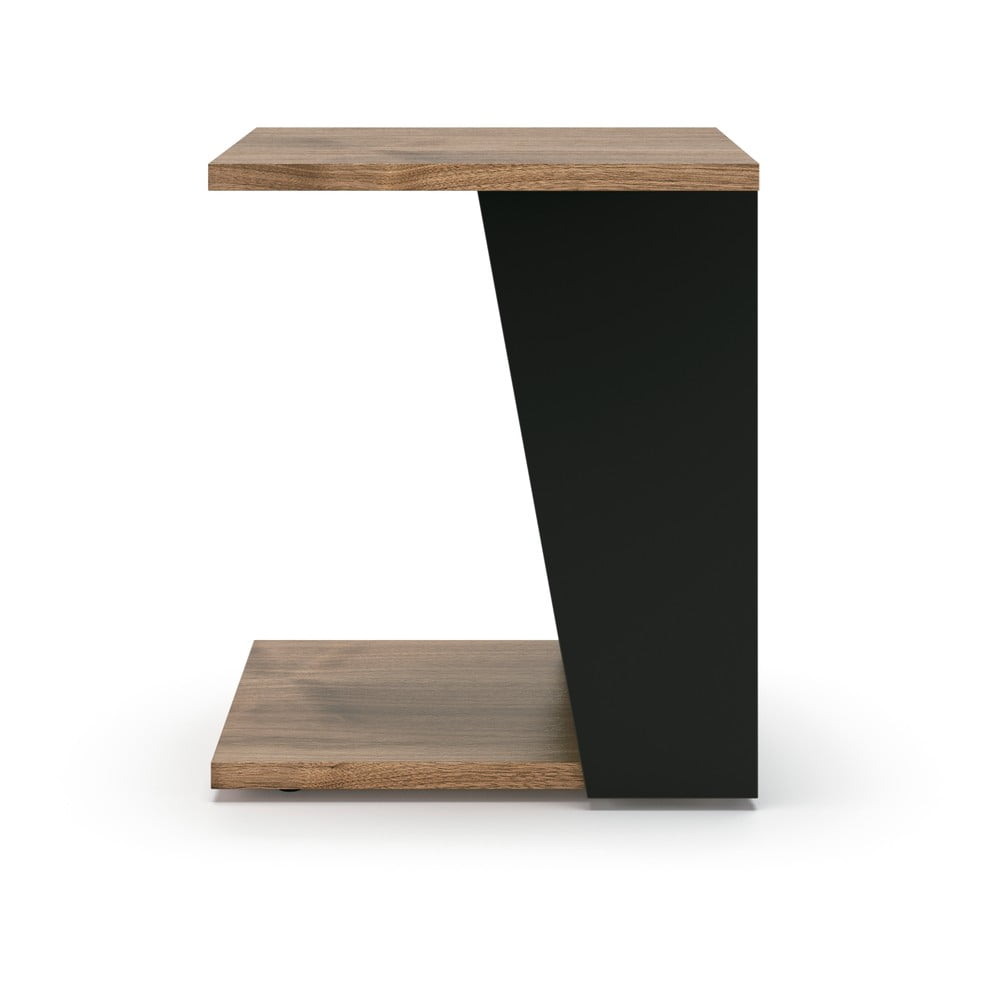 E-shop Konferenčný stolík s doskou v dekore orechového dreva 40x40 cm Albi - TemaHome