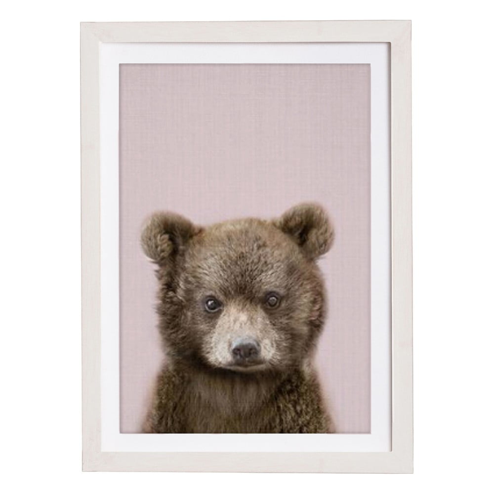E-shop Nástenný obraz v ráme Querido Bestiario Baby Bear, 30 x 40 cm