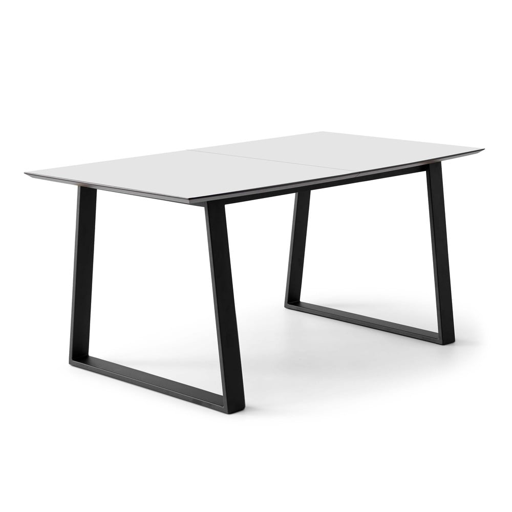 Biely rozkladací jedálenský stôl s bielou doskou 90x165 cm Meza – Hammel Furniture