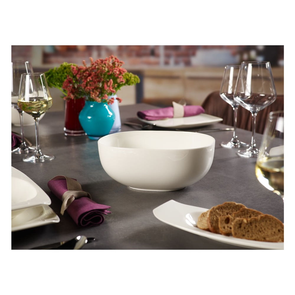 Obrázok Biela porcelánová šalátová misa Villeroy & Boch Urban Nature, 25 cm