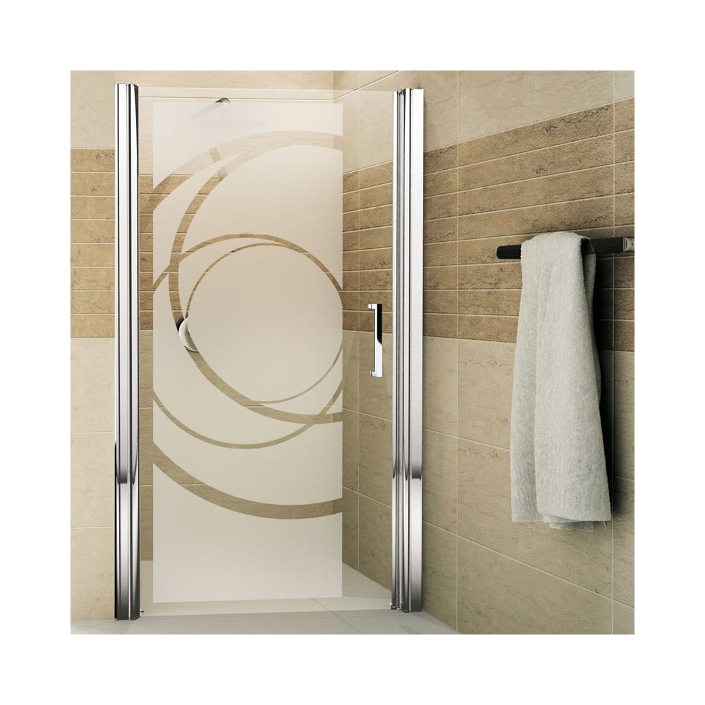 E-shop Matná nálepka na sklo do sprchového kúta Ambiance Design, výška 95 cm