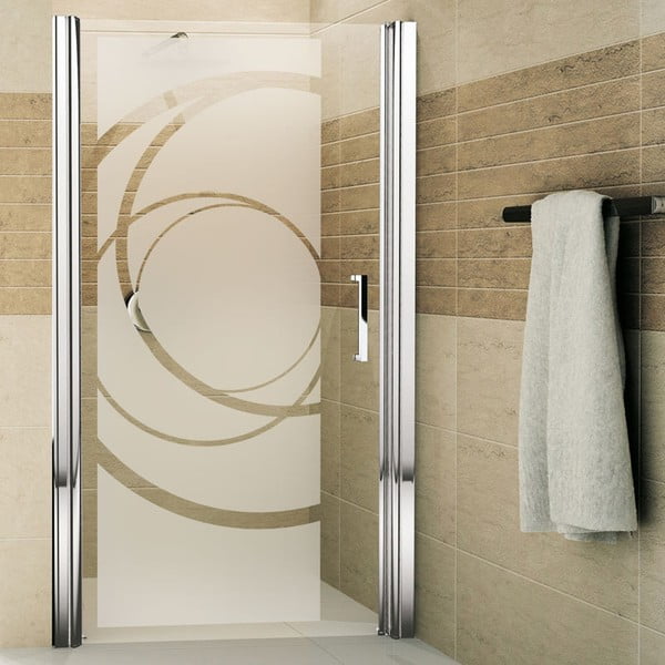 Matná nálepka na sklo do sprchového kúta Ambiance Design, výška 95 cm