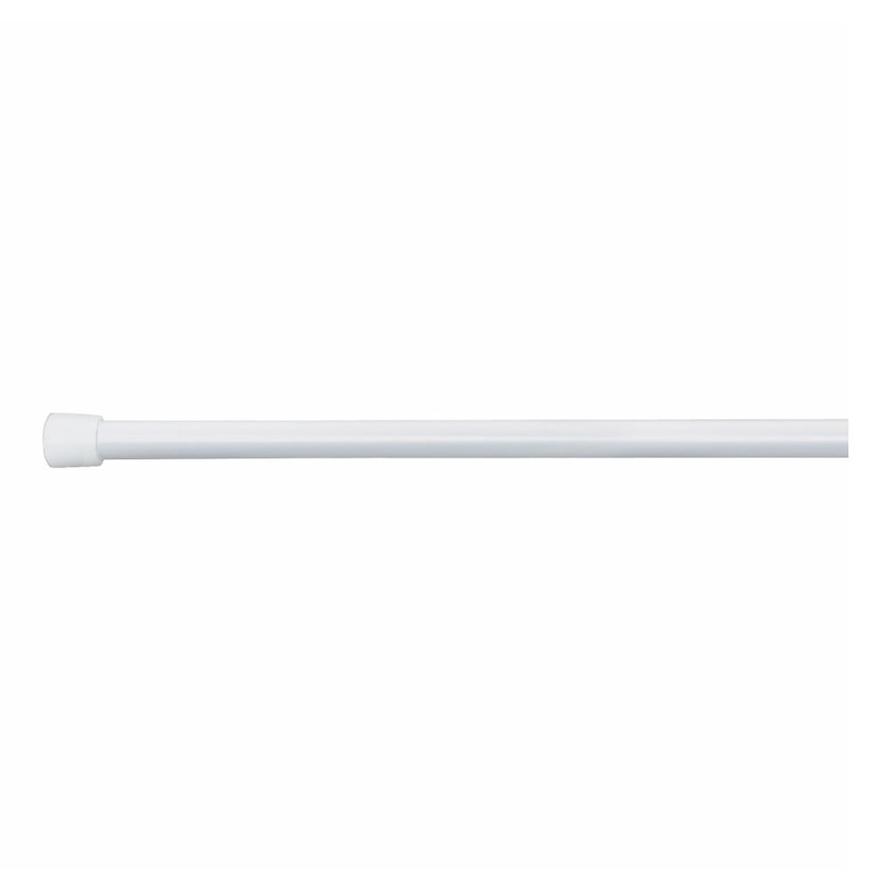 E-shop Biela tyč na sprchový záves s nastaviteľnou dĺžkou InterDesign, 127 - 221 cm