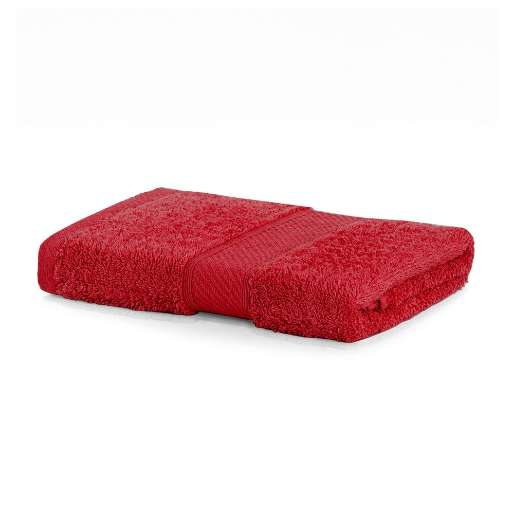 E-shop Červený uterák DecoKing Bamby, 50 × 100 cm