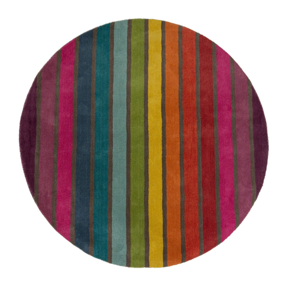 Obrázok Vlnený koberec Flair Rugs Candy, ⌀ 160 cm