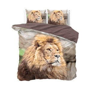 Bavlnené obliečky na dvojlôžko Sleeptime Lion, 200 × 220 cm