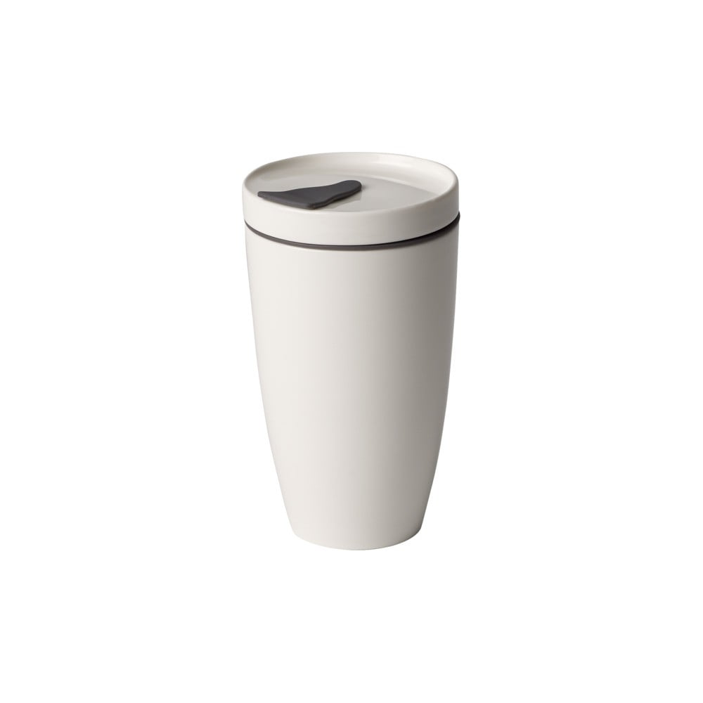 E-shop Biely porcelánový termohrnček Villeroy & Boch Like To Go, 350 ml