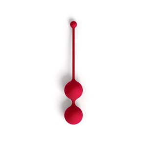 Červené dizajnové venušine guľôčky Whoop.de.doo, 65 g