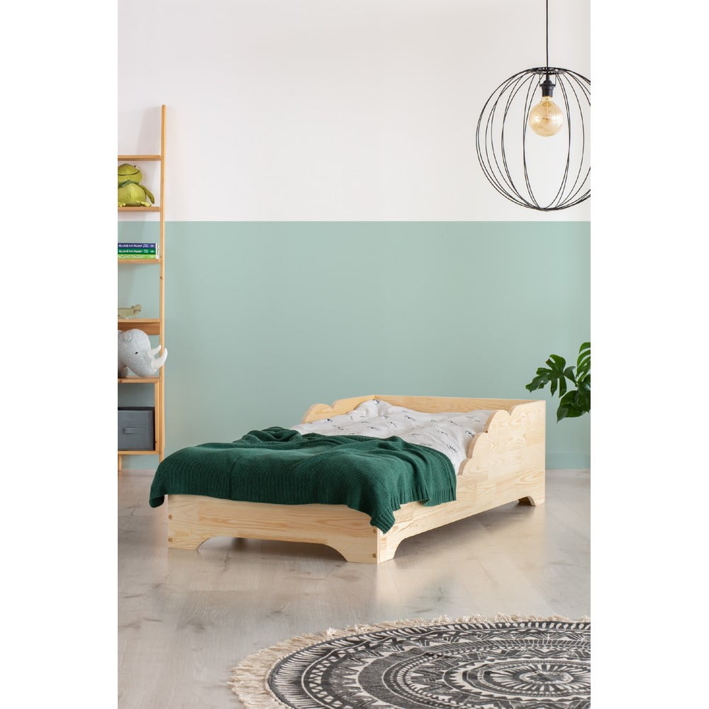 E-shop Detská posteľ z borovicového dreva 70x140 cm Box 11 - Adeko