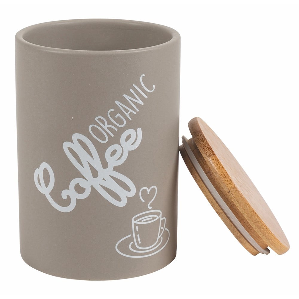 E-shop Dolomitová dóza s vekom na kávu z bambusu Villa d'Este Marine, ⌀ 11,5 cm