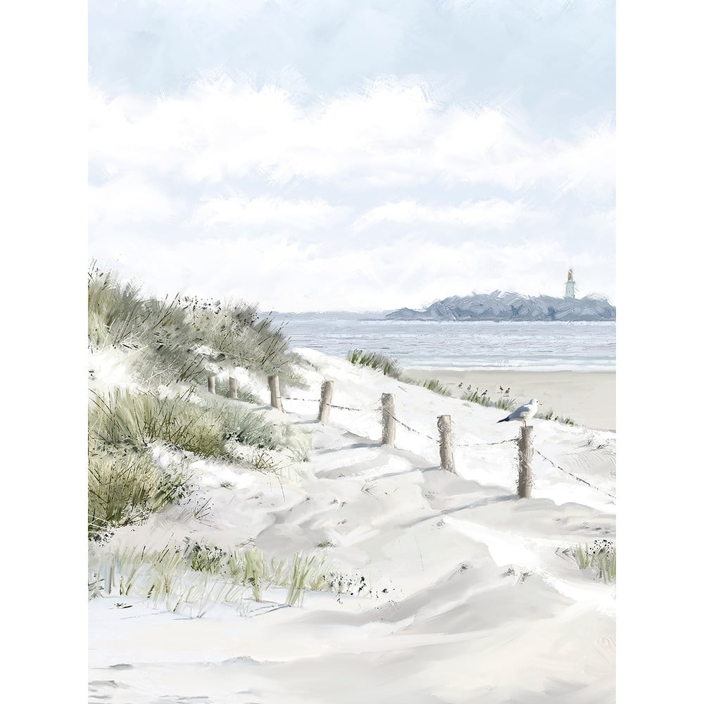 E-shop Obraz na plátne Styler White Sand, 50 x 70 cm