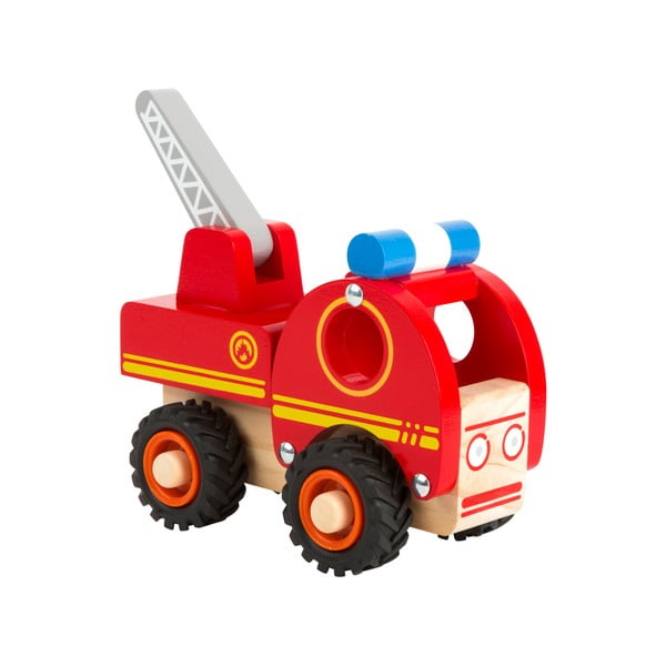 Detské drevené hasičské auto Legler Tractor