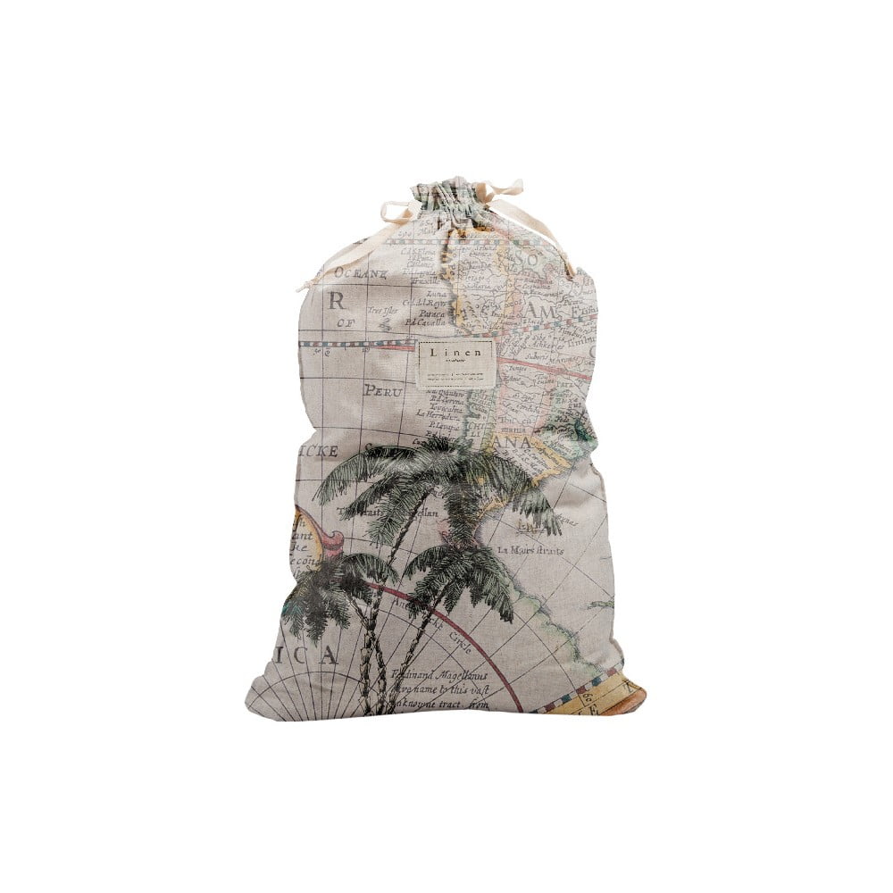 Obrázok Látkový vak na prádlo Linen Bag Palm Trees, výška 75 cm