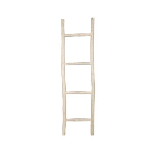Dekoratívny rebrík z teakového dreva HSM Collection Ladder, dĺžka 180 cm