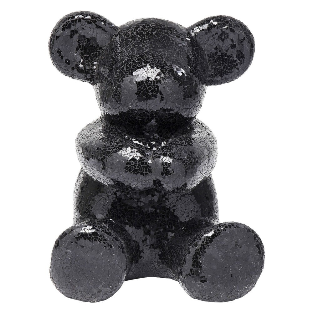 Obrázok Čierna dekoratívna soška medvedíka Kare Design Teddy Bear Hug