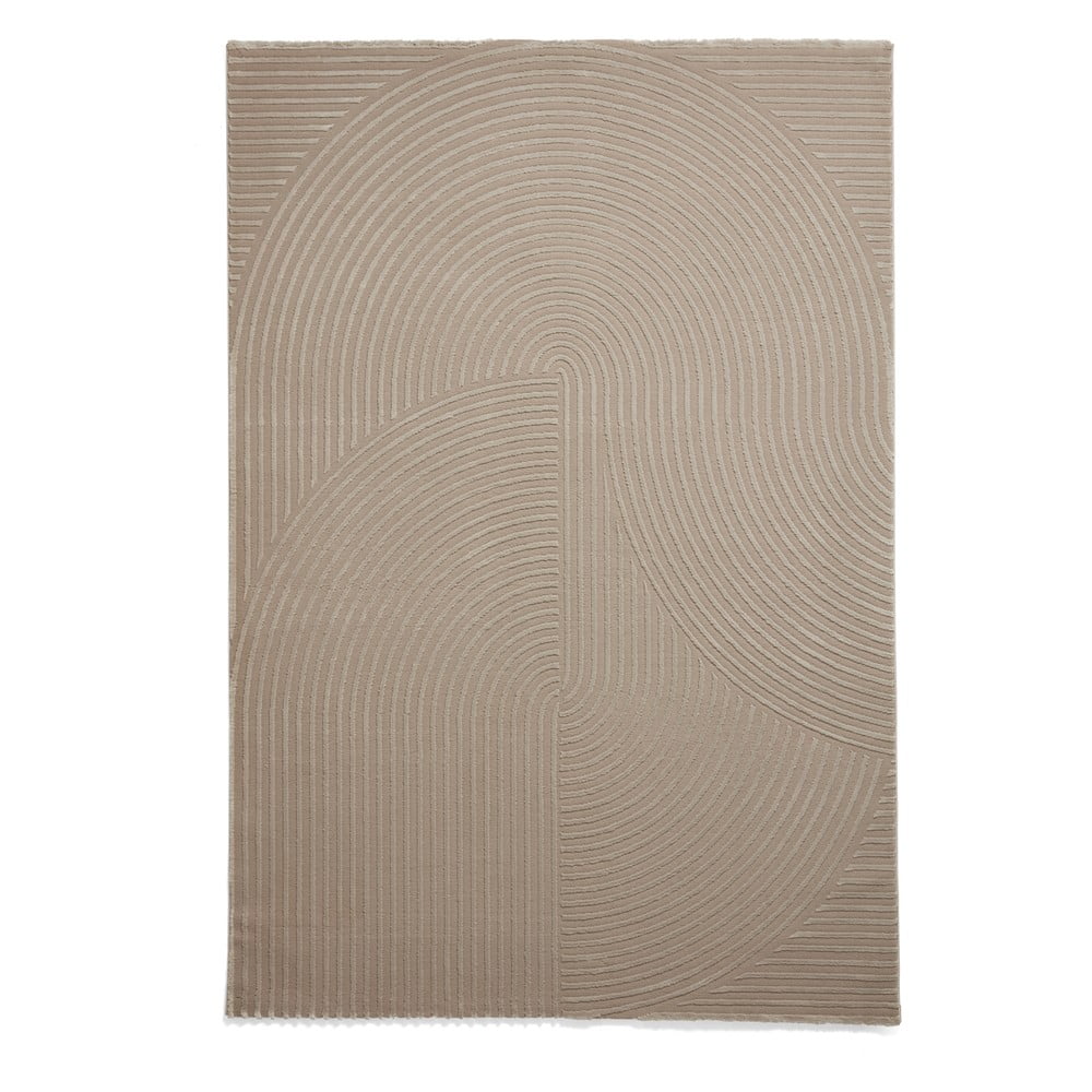 Svetlohnedý prateľný koberec z recyklovaných vlákien 120x170 cm Flores – Think Rugs