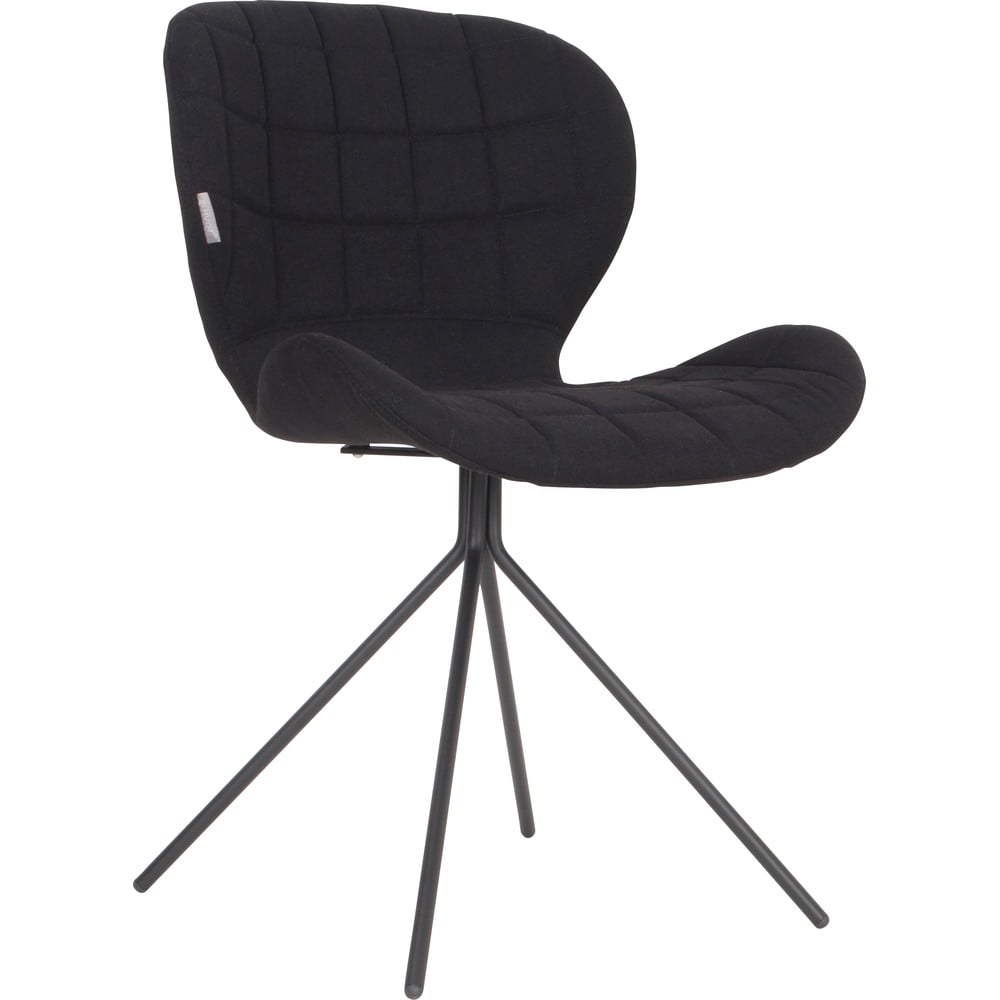 E-shop Súprava 2 čiernych stoličiek Zuiver OMG