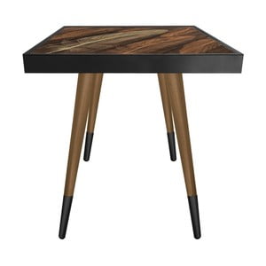 Príručný stolík Caresso Feather Square, 45 × 45 cm