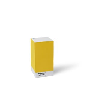 Žltý stojan na ceruzku / poznámkový blok Pantone