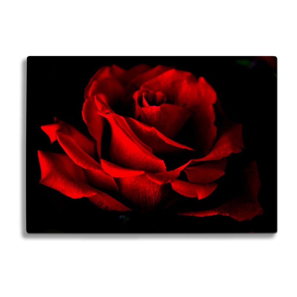 E-shop Sklenená doska na krájanie Insigne Red Rose