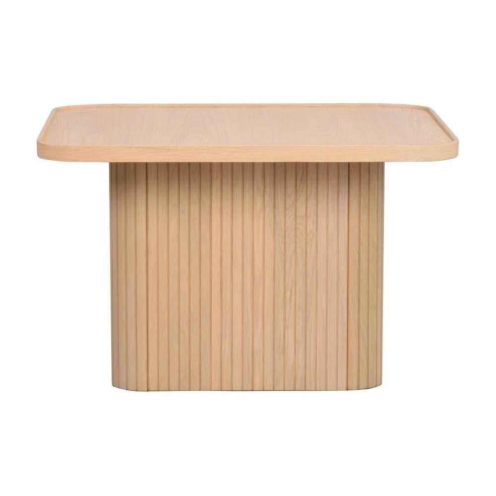 E-shop Prírodný odkladací stolík z dubového dreva Rowico Sullivan, 60 x 60 cm