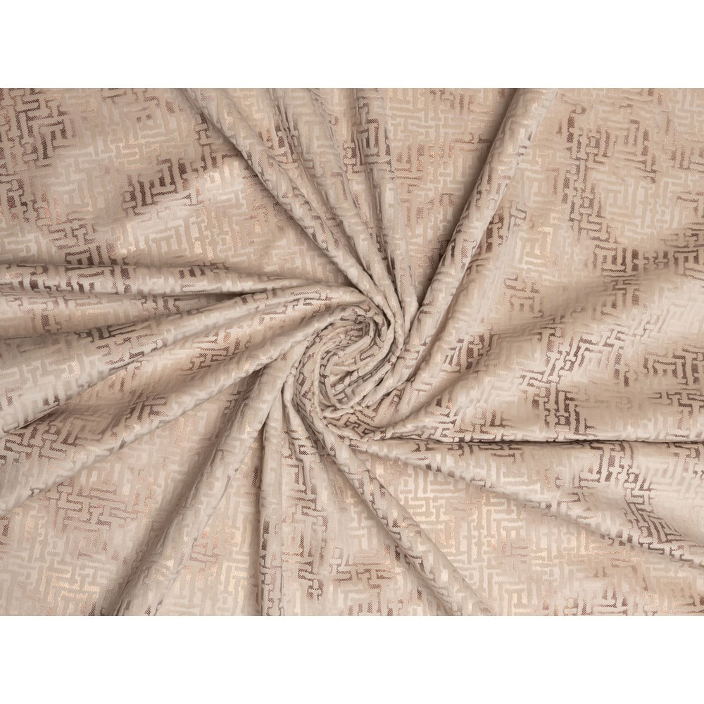 Béžový záves 140x260 cm Terra – Mendola Fabrics
