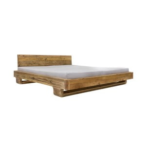 Dvojlôžková posteľ z borovicového dreva Woodking June, 180 x 200 cm