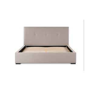 Púdrovoružová dvojlôžková posteľ s úložným priestorom Guy Laroche Home Serenity, 140 × 200 cm