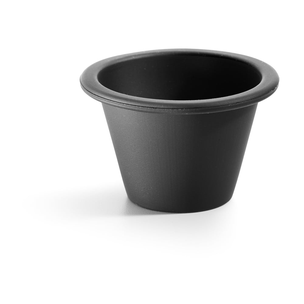 E-shop Súprava 6 čiernych silikónových formičiek na muffiny Lékué Single