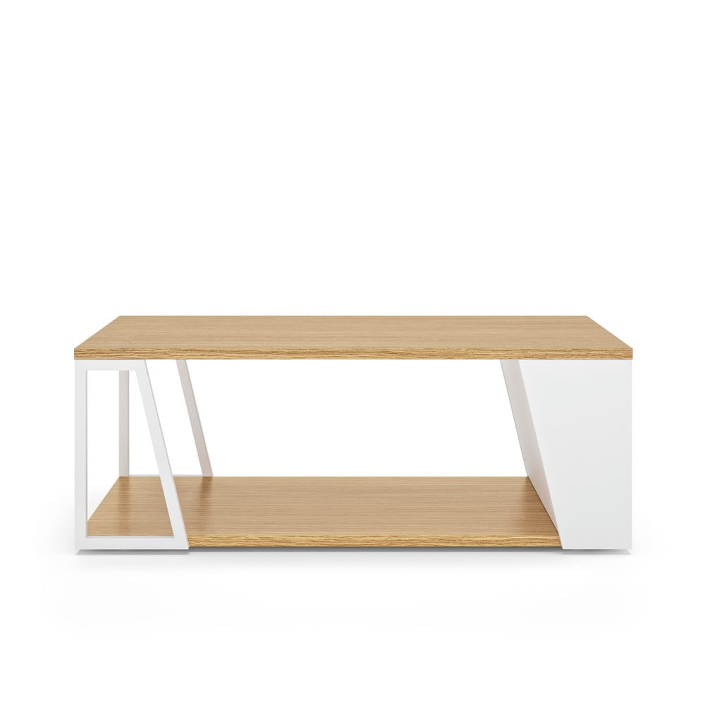 E-shop Konferenčný stolík s doskou v dubovom dekore 100x55 cm Albi - TemaHome