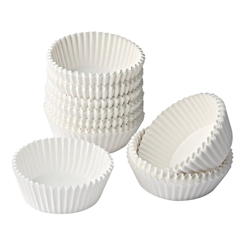 E-shop Súprava 200 bielych papierových košíkov na pečenie Zenker Muffin, ø 5 cm