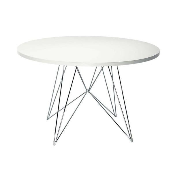 Biely jedálenský stôl Magis Bella, ø 120 cm