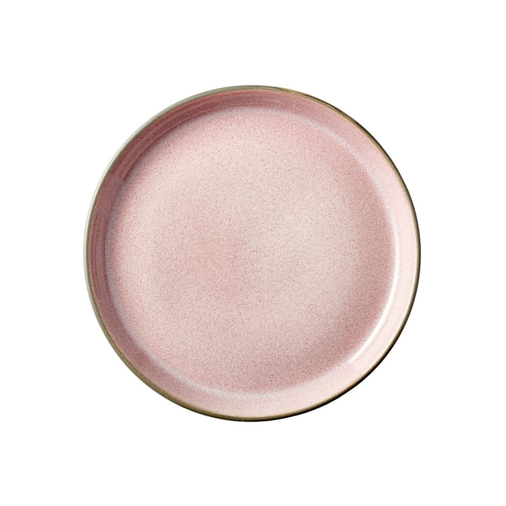 E-shop Ružový kameninový tanier Bitz Mensa, ø 17 cm