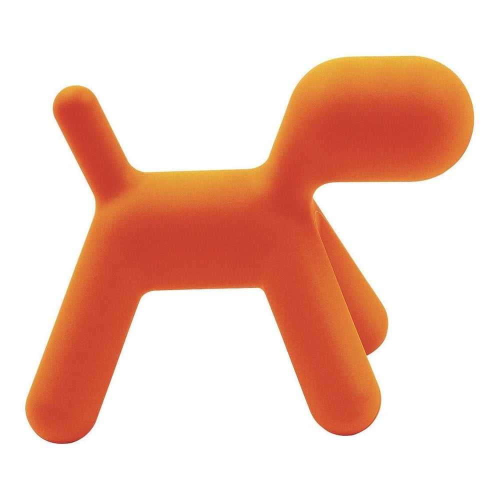 Oranžová stolička Magis Puppy, dĺžka 70 cm