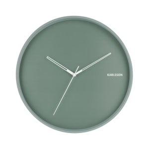 Mätovozlené nástenné hodiny Karlsson Hue, ø 40 cm