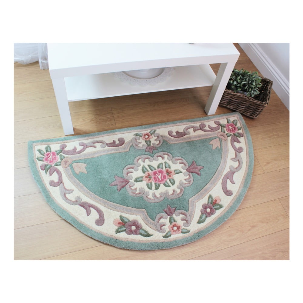 Obrázok Koberec z vlny Flair Rugs Aubusson Green, 67 × 127 cm