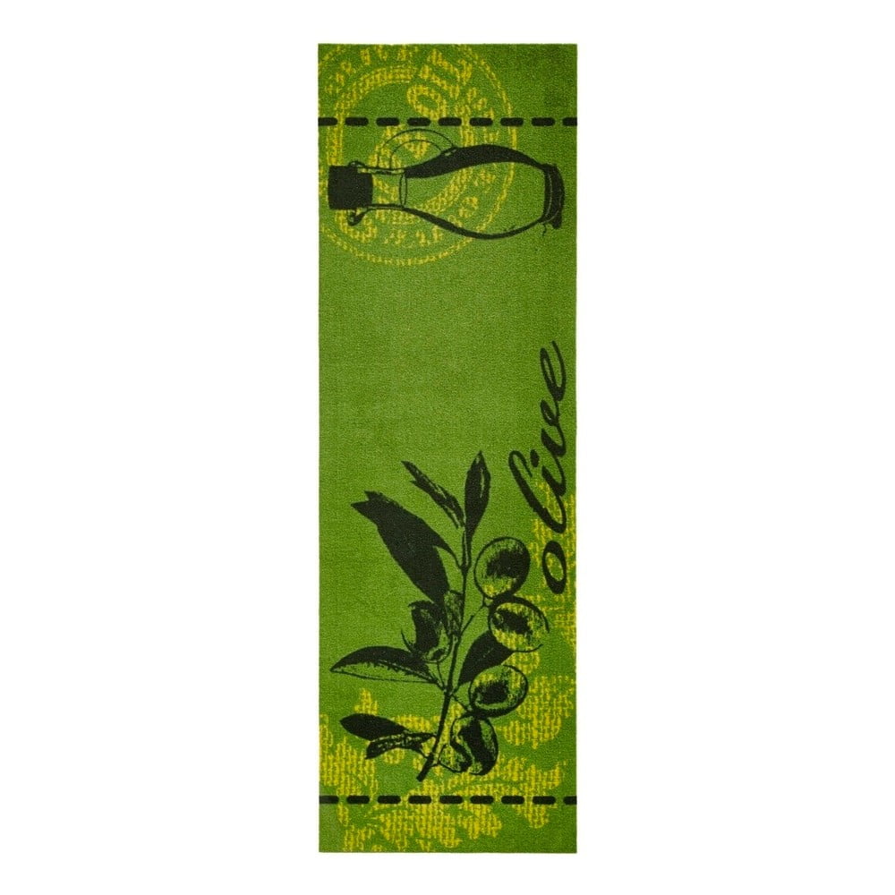E-shop Zelený behúň Zala Living Olive, 50 × 150 cm