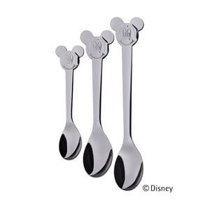 Sada 3 detských lyžičiek z antikoro ocele Cromargan® Mickey Mouse