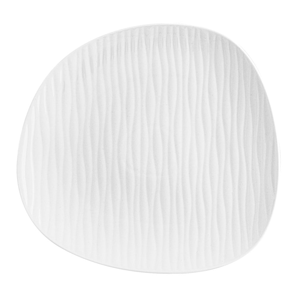 E-shop Súprava 6 bielych porcelánových tanierov Villa Altachiara Ylang, 28 x 27 cm