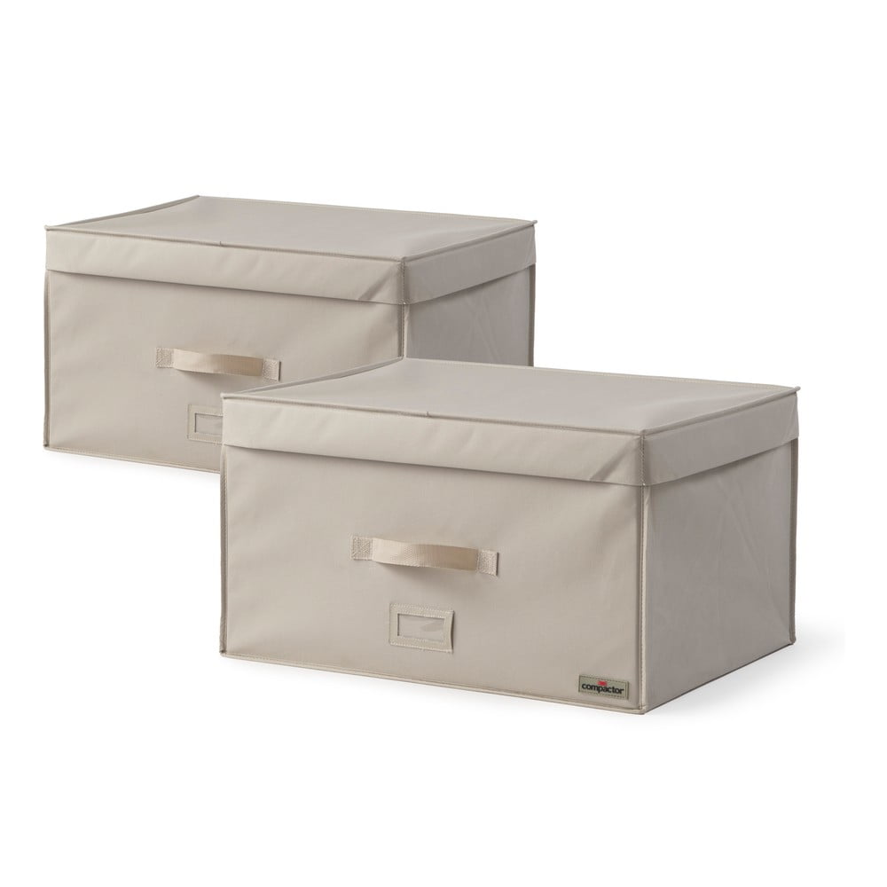 Obrázok Sada 2 úložných boxov na oblečenie Compactor Family Trunks, 150 l