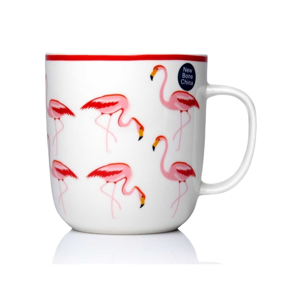 Obrázok Hrnček z kostného porcelánu Sabichi Flamingo, 450 ml