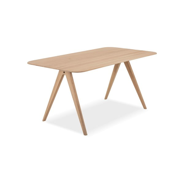 Jedálenský stôl z dubového dreva Gazzda Ava, 160 x 90 cm