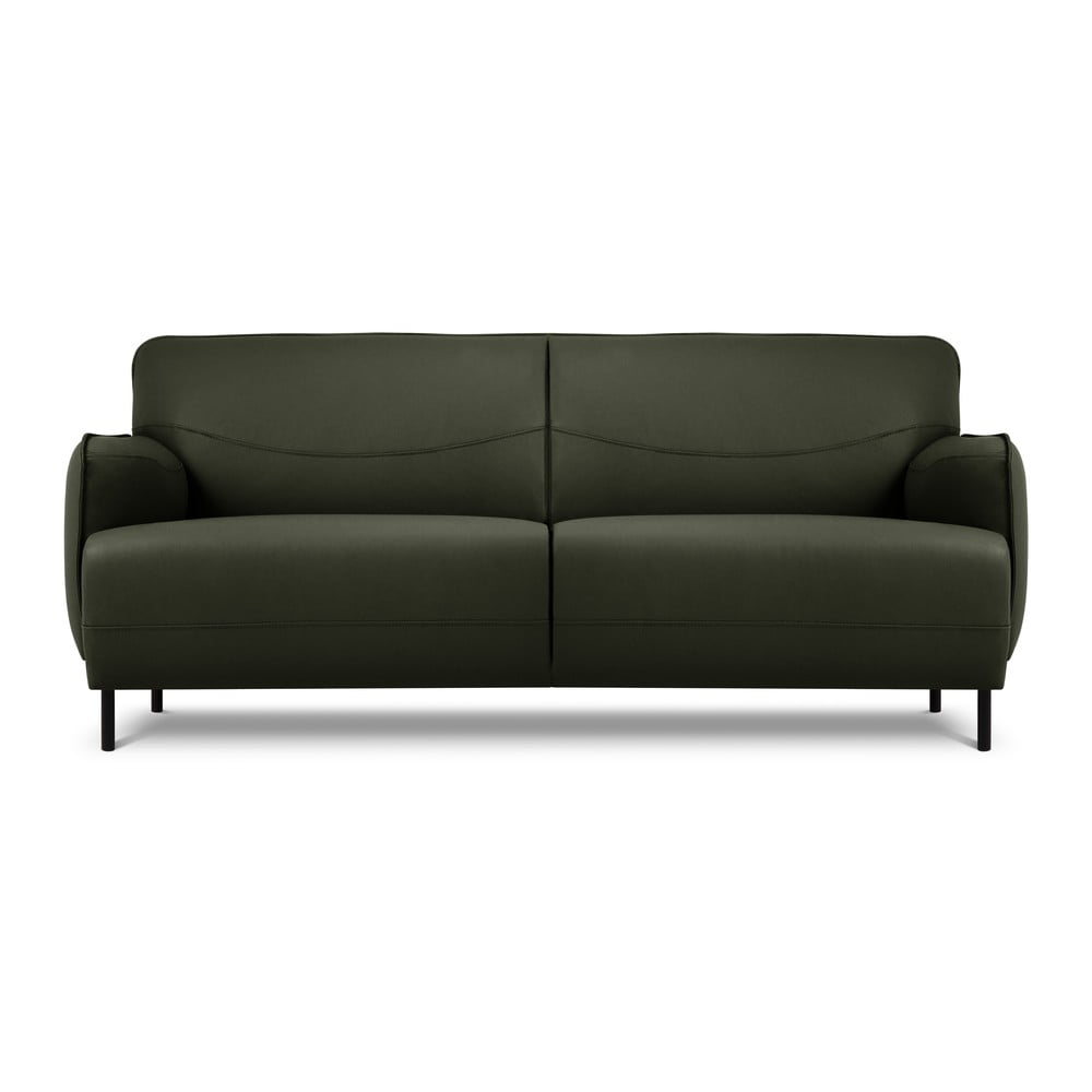 E-shop Zelená kožená pohovka Windsor & Co Sofas Neso, 175 x 90 cm