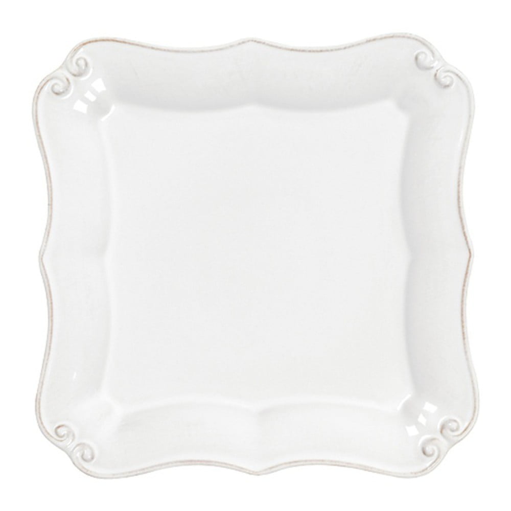 E-shop Biely kameninový dezertný tanier na pečivo Casafina Vintage Port Barroco, dĺžka 13 cm