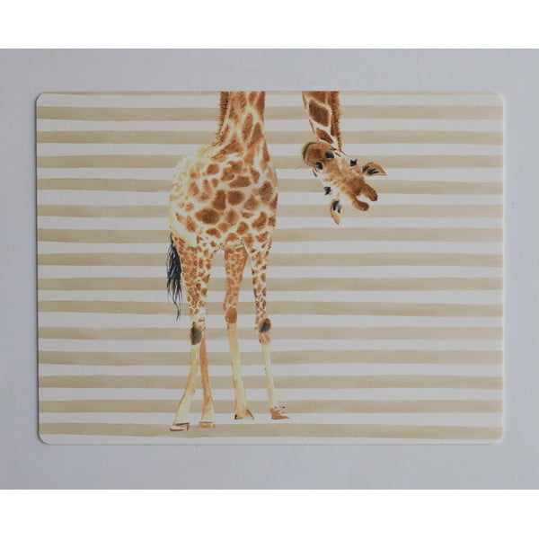 Podložka na stôl Little Nice Things Giraffe, 55 × 35 cm