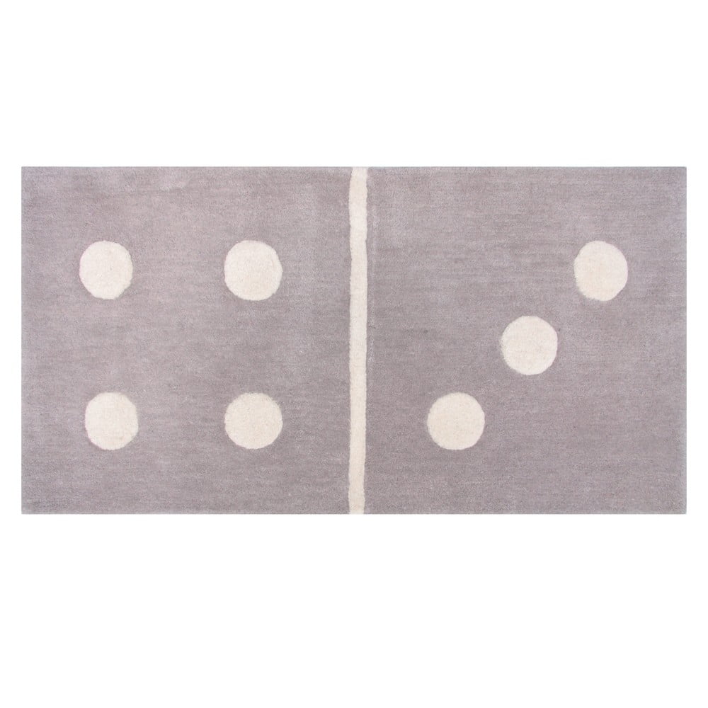 Detský koberec Domino Gris, 60 x 120 cm